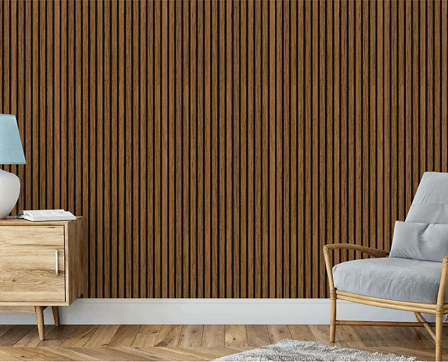 Interior brown oak wall panels | RD Group Services